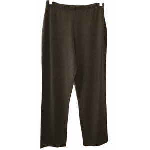 J.JILL NWT XS/P Pewter Heather Rayon Stretch Elastic Waist Tapered Knit Pants